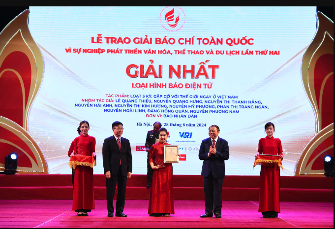 94 t&aacute;c phẩm nhận Giải B&aacute;o ch&iacute; "V&igrave; sự nghiệp ph&aacute;t triển Văn h&oacute;a Thể thao v&agrave; Du lịch" - Ảnh 1.