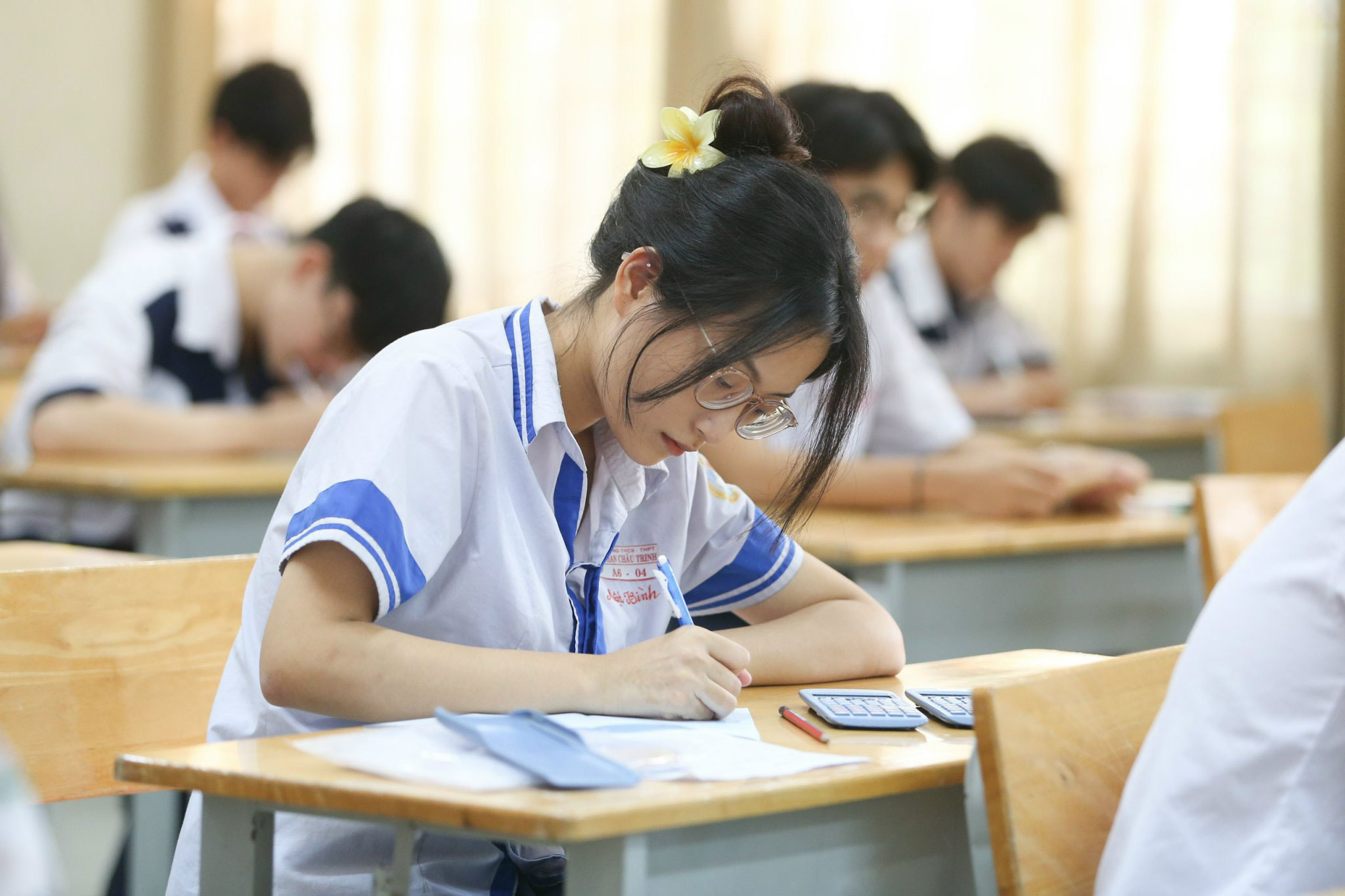 Th&iacute; sinh dự kỳ thi tốt nghiệp THPT năm 2024 Ảnh: HO&Agrave;NG TRIỀU