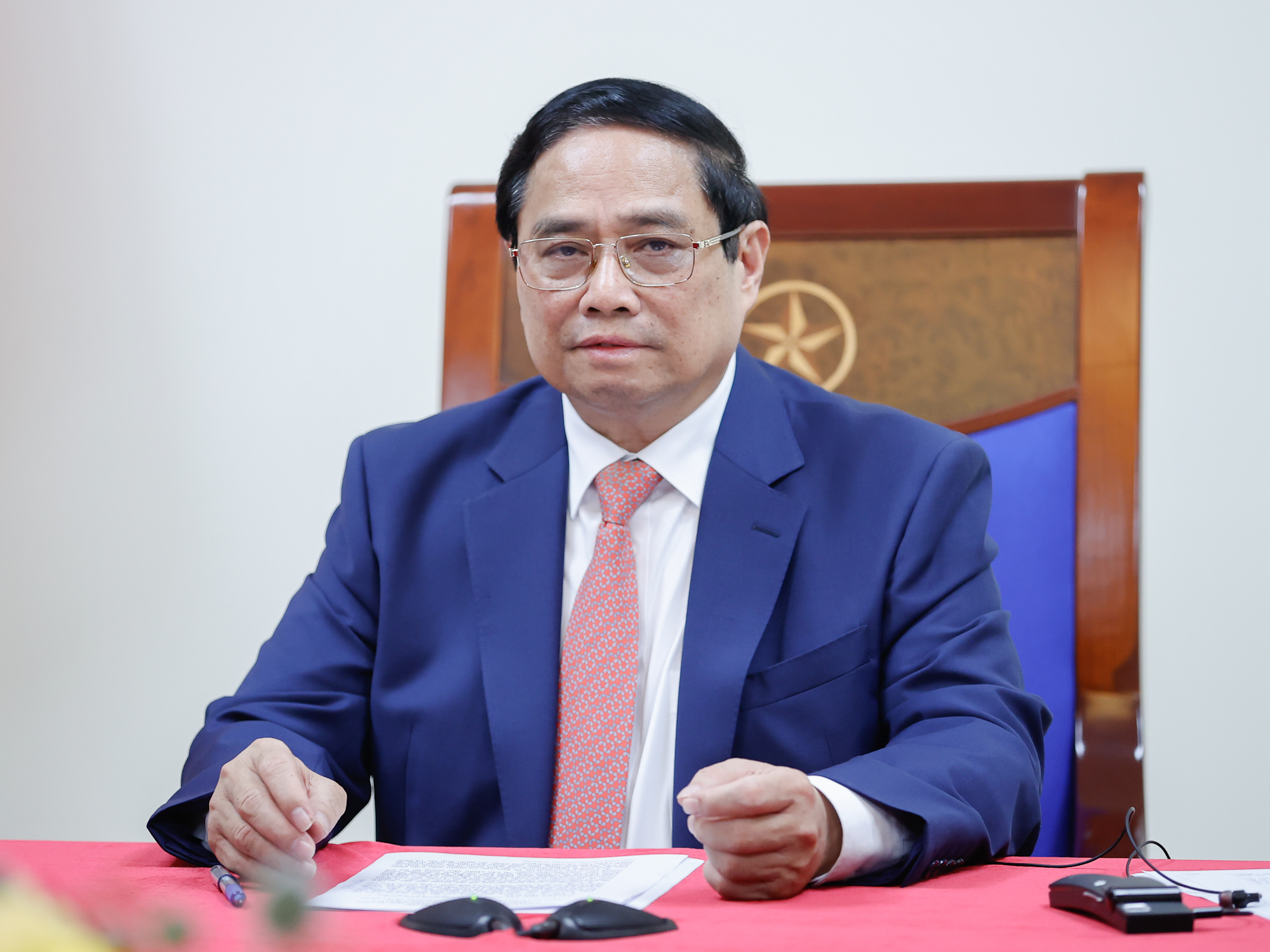 Thủ tướng Phạm Minh Ch&iacute;nh điện đ&agrave;m với Thủ tướng Th&aacute;i Lan- Ảnh 1.