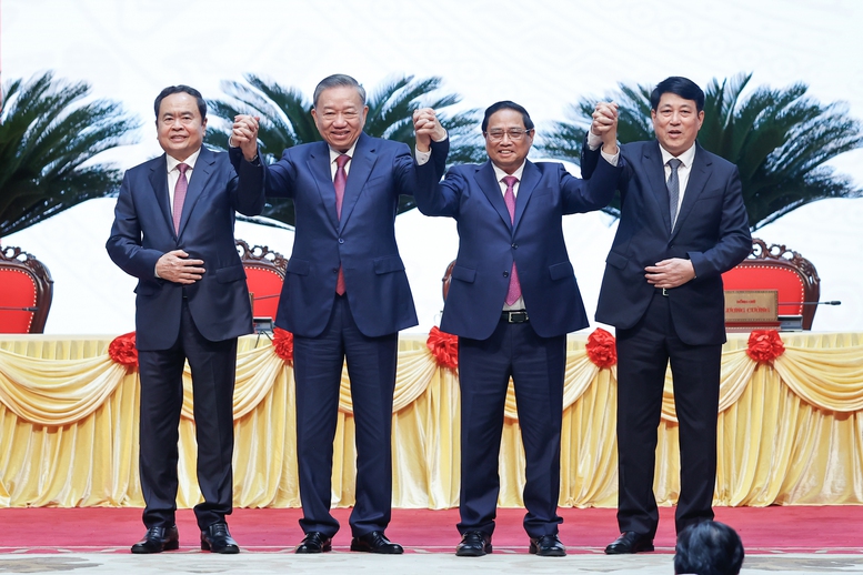 Những h&igrave;nh ảnh Tổng B&iacute; thư, Chủ tịch nước T&ocirc; L&acirc;m v&agrave; Hội nghị Trung ương Kh&oacute;a XIII- Ảnh 10.