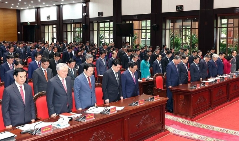 Những h&igrave;nh ảnh Tổng B&iacute; thư, Chủ tịch nước T&ocirc; L&acirc;m v&agrave; Hội nghị Trung ương Kh&oacute;a XIII- Ảnh 3.