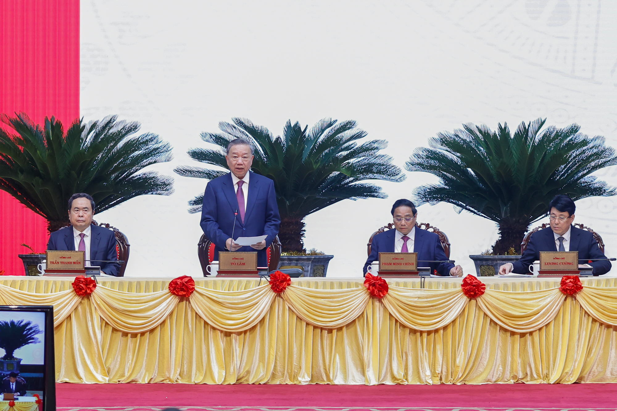 Những h&igrave;nh ảnh Tổng B&iacute; thư, Chủ tịch nước T&ocirc; L&acirc;m v&agrave; Hội nghị Trung ương Kh&oacute;a XIII- Ảnh 5.