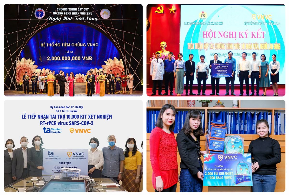 VNVC đơn vị ti&ecirc;n phong c&aacute;c hoạt động x&atilde; hội v&igrave; cộng đồng. Ảnh: Mộc Thảo