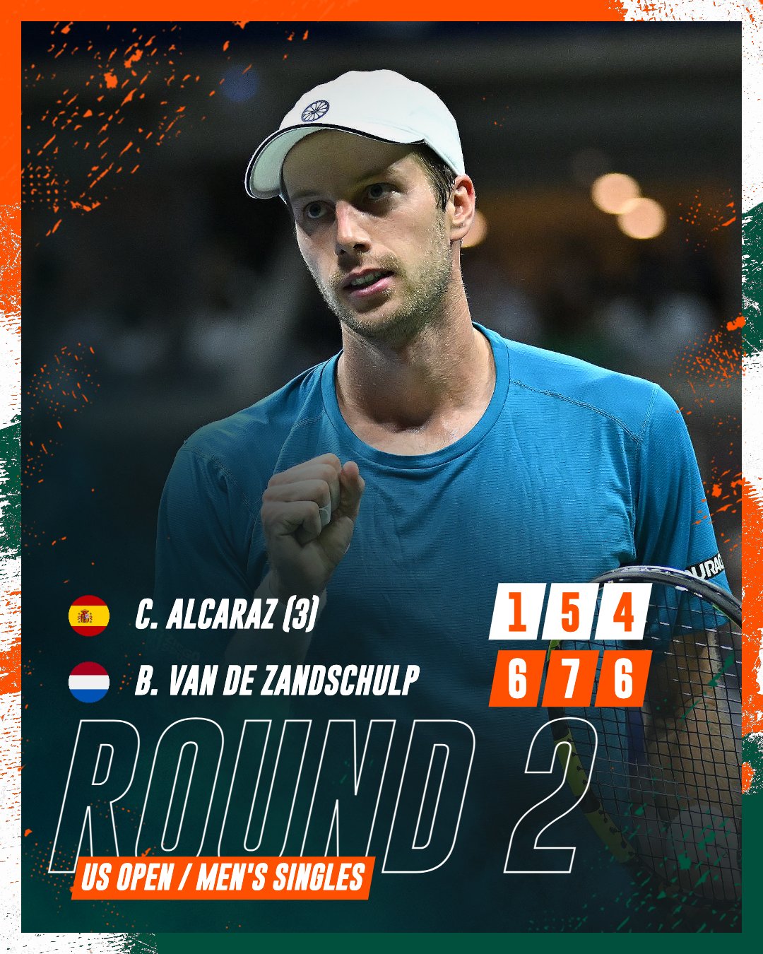 Alcaraz thua sốc ở v&ograve;ng 2 Giải Mỹ mở rộng, dứt mạch bất bại tại Grand Slam- Ảnh 2.