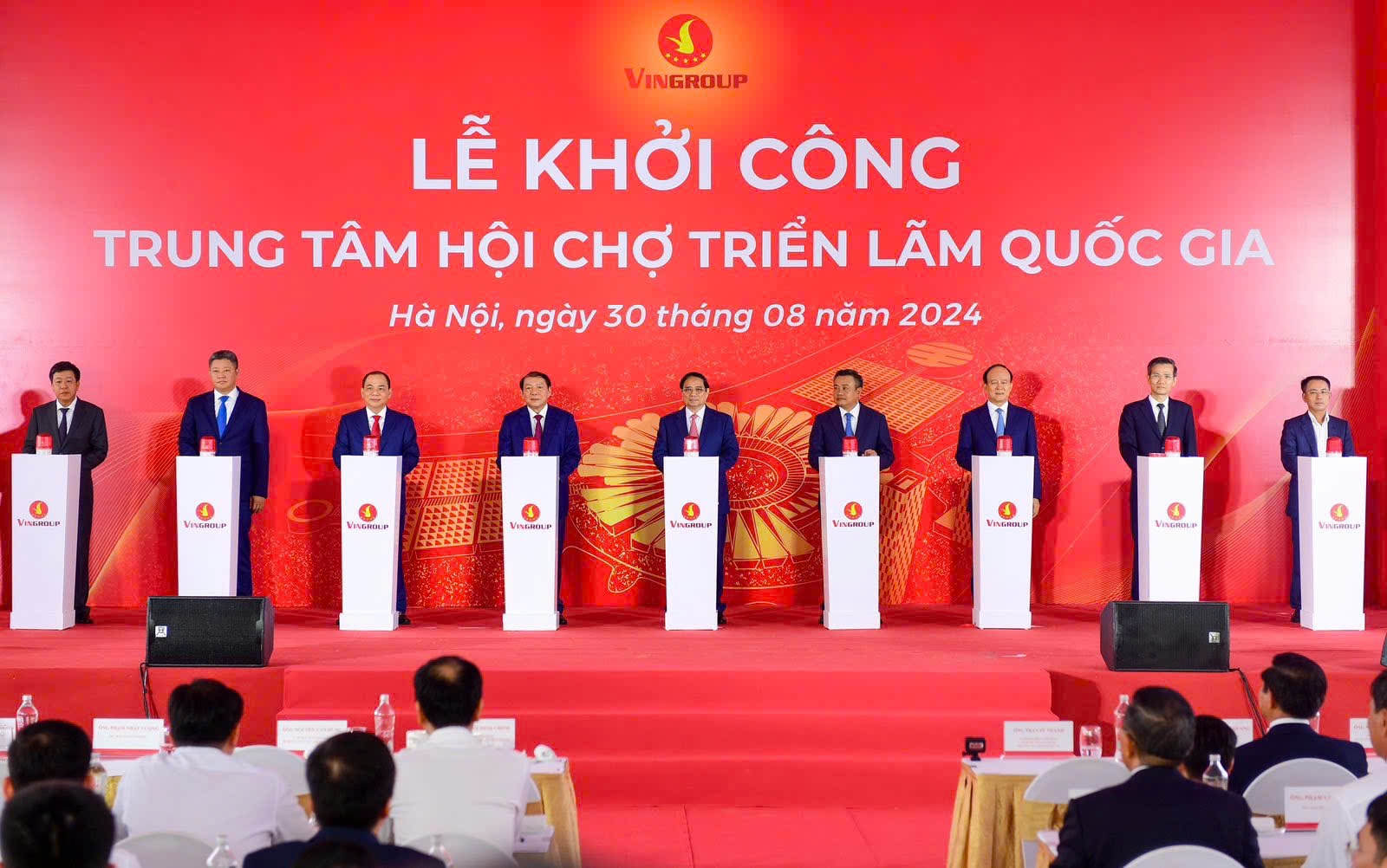 Thủ tướng dự lễ khởi c&ocirc;ng dự &aacute;n Trung t&acirc;m Hội chợ Triển l&atilde;m Quốc gia rộng 90 ha- Ảnh 3.