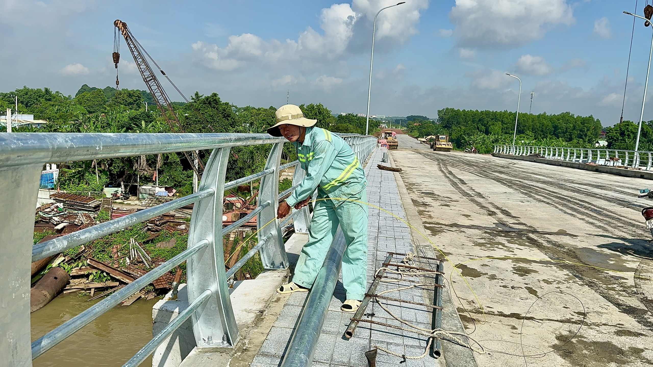 H&igrave;nh h&agrave;i c&acirc;y cầu 500 tỉ đồng nối B&igrave;nh Dương v&agrave; Đồng Nai trước ng&agrave;y th&ocirc;ng xe- Ảnh 6.