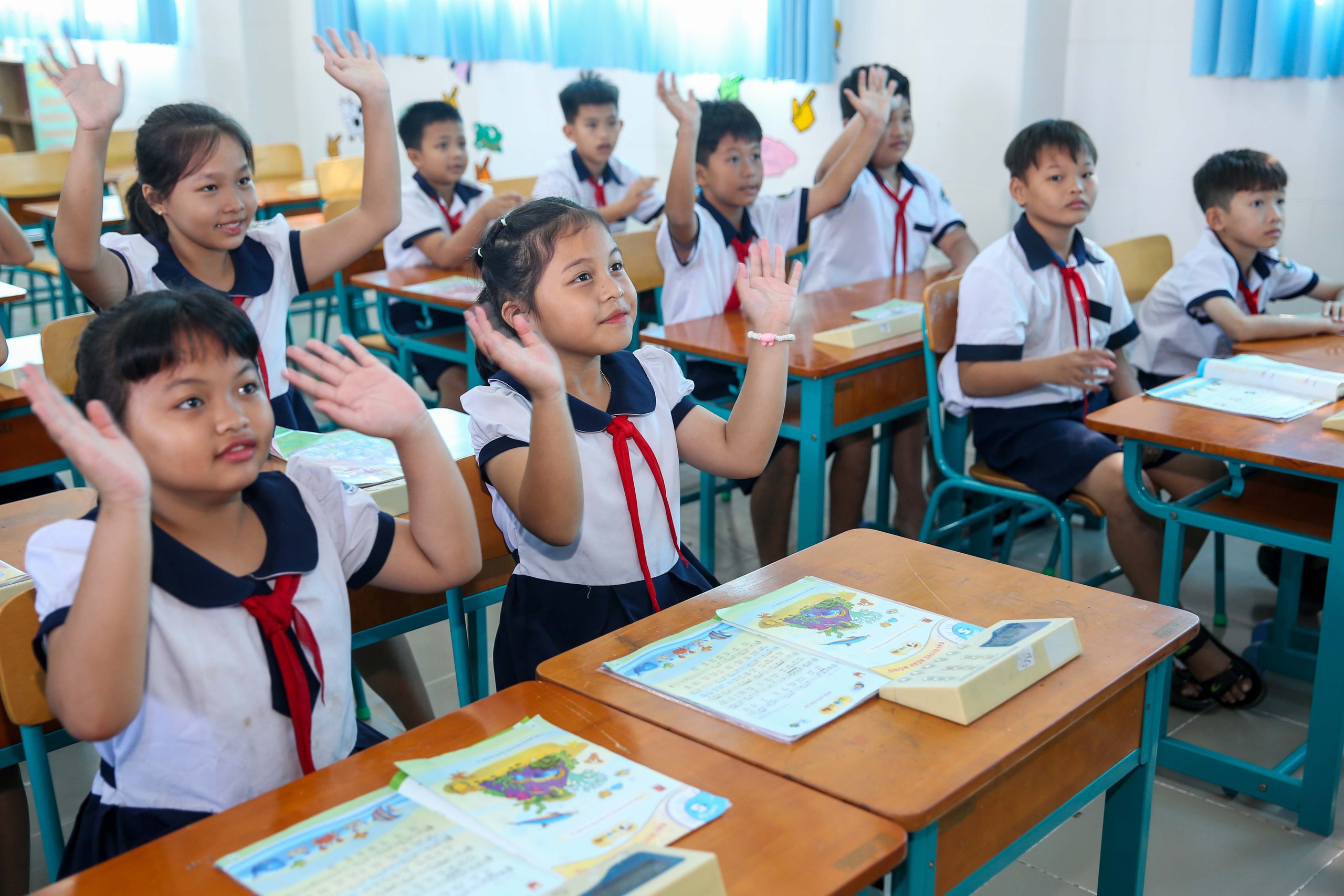 C&aacute;c th&agrave;nh phố lớn khẩn trương x&acirc;y dựng trường học mới để đ&aacute;p ứng nhu cầu đến trường của học sinh. Ảnh: HO&Agrave;NG TRIỀU