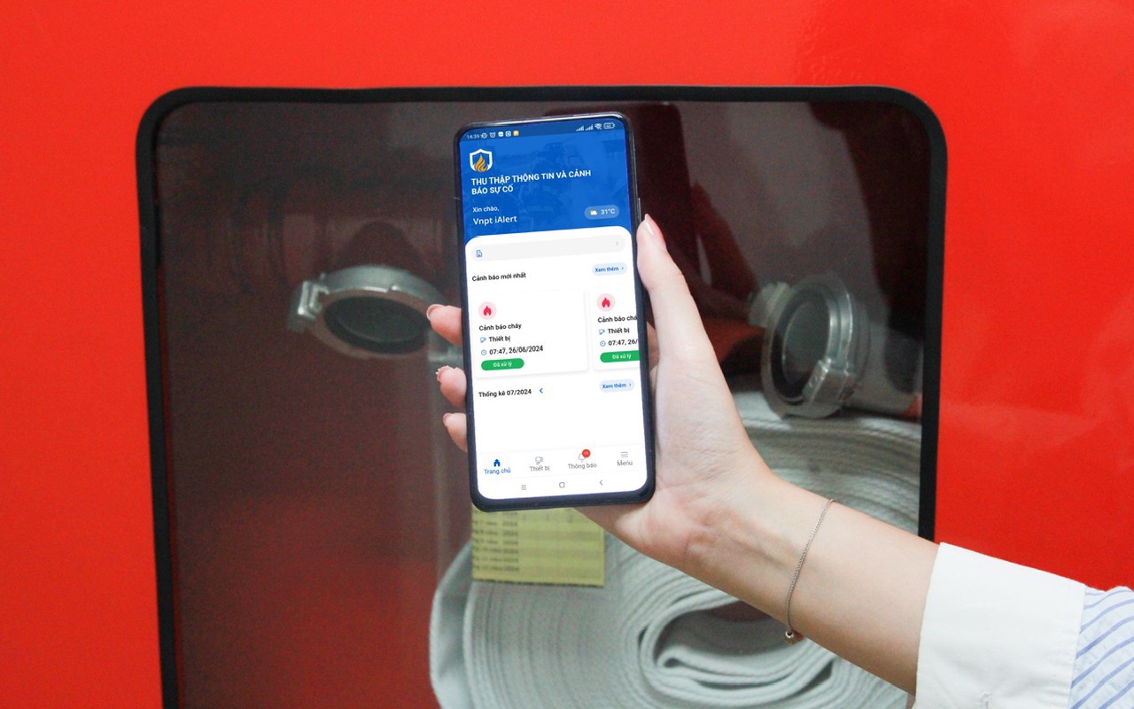 Ứng dụng c&ocirc;ng nghệ IoT trong ph&ograve;ng ch&aacute;y chữa ch&aacute;y