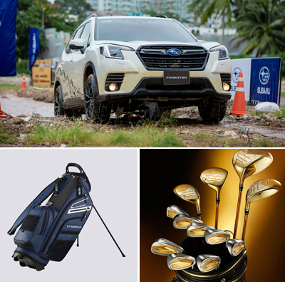 Giải golf &ldquo;T&ocirc;i y&ecirc;u Việt Nam&rdquo; đ&atilde; sẵn s&agrave;ng cho những m&agrave;n tranh t&agrave;i hấp dẫn với nhiều giải thưởng gi&aacute; trị Ảnh: SUBARU - HONMA