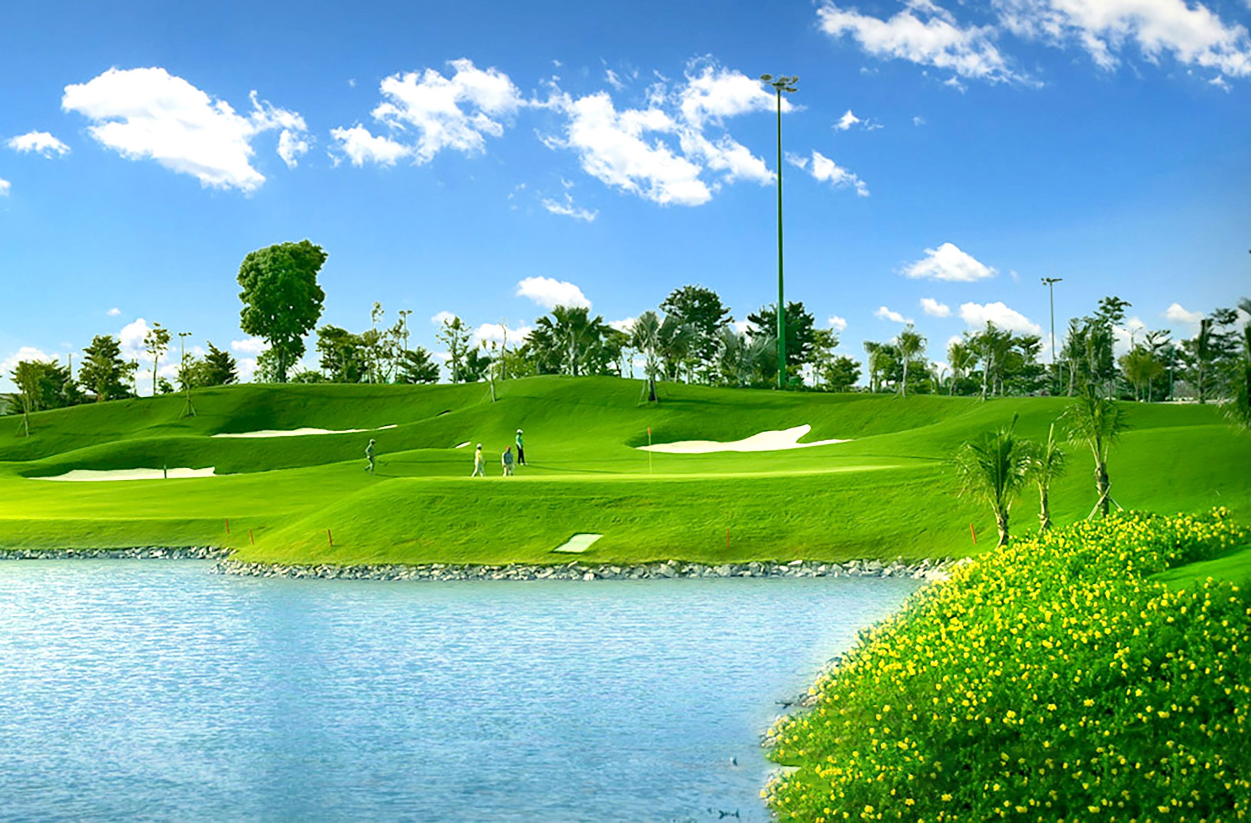 S&acirc;n golf T&acirc;n Sơn Nhất sẵn s&agrave;ng cho c&aacute;c cuộc tranh t&agrave;i hấp dẫn của Giải golf &ldquo;T&ocirc;i y&ecirc;u Việt Nam&rdquo;. Ảnh: QUỐC AN