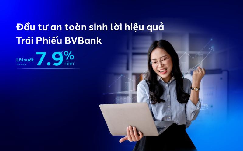 BVBank chính thức phát hành trái phiếu đại chúng lãi suất 7,9%/năm tại các điểm giao dịch trên toàn quốc