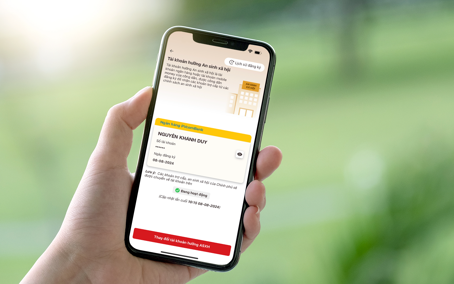 PVcomBank triển khai th&agrave;nh c&ocirc;ng dịch vụ li&ecirc;n kết t&agrave;i khoản nhận an sinh x&atilde; hội tr&ecirc;n VNeID