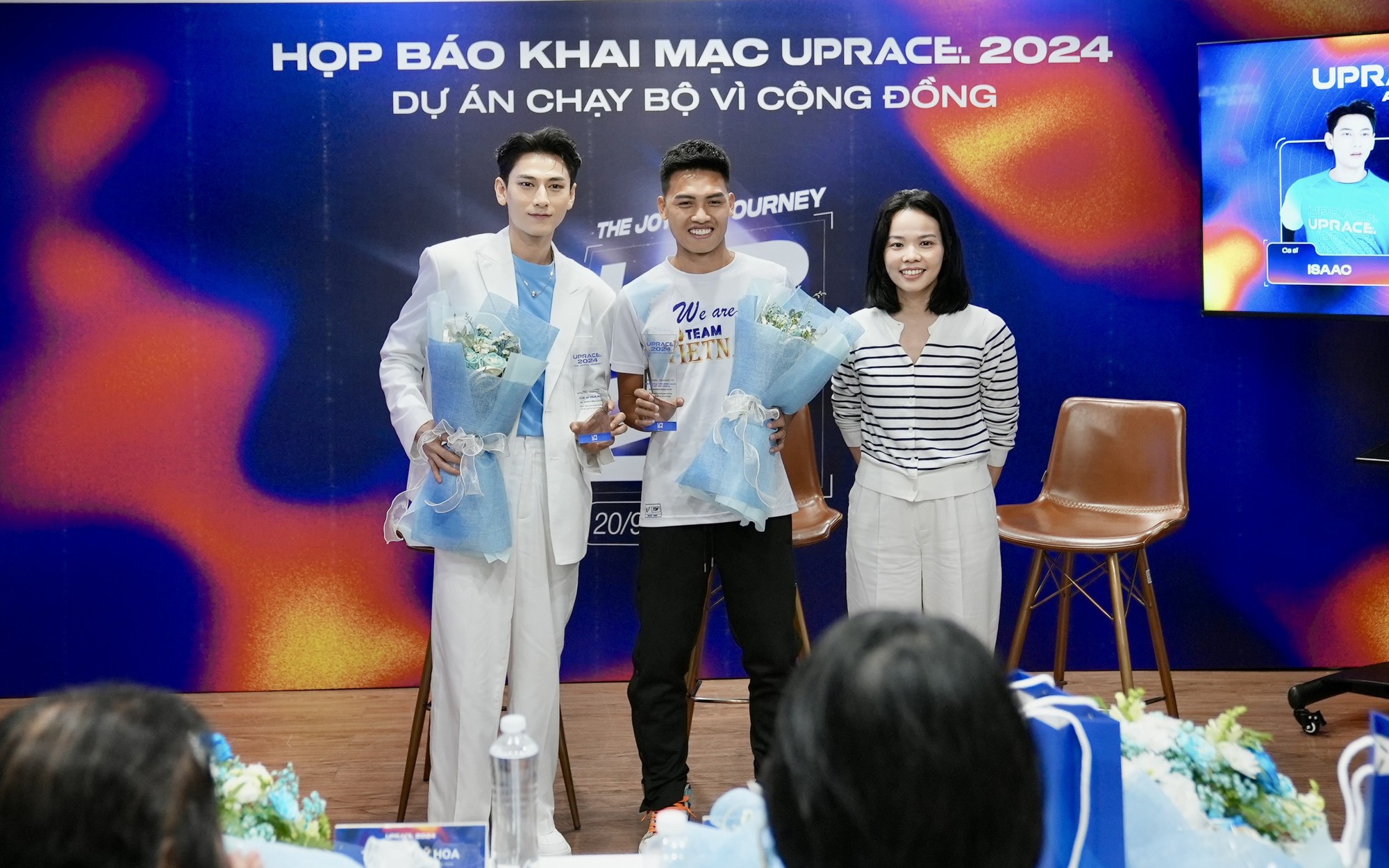 Ca sĩ Isaac l&agrave;m đại sứ dự &aacute;n chạy bộ thiện nguyện trực tuyến UpRace 2024
