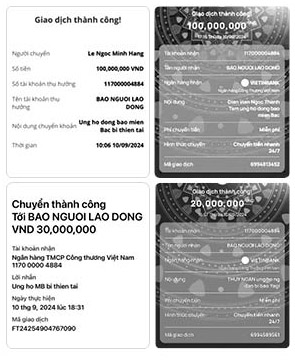 Những đ&oacute;ng g&oacute;p của c&aacute;c nh&agrave; hảo t&acirc;m, nghệ sĩ sẽ đến với người d&acirc;n v&ugrave;ng thiệt hại do b&atilde;o, lũ