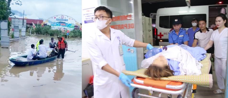 Cứu người phụ nữ trẻ bị v&ugrave;i lấp do mưa lũ, lở đất- Ảnh 1.
