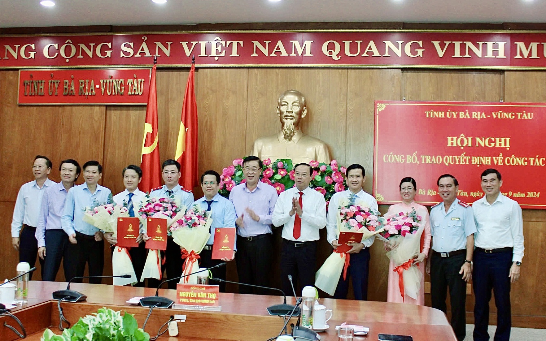 Điều động, bổ nhiệm nhiều cán bộ ở Bà Rịa - Vũng Tàu