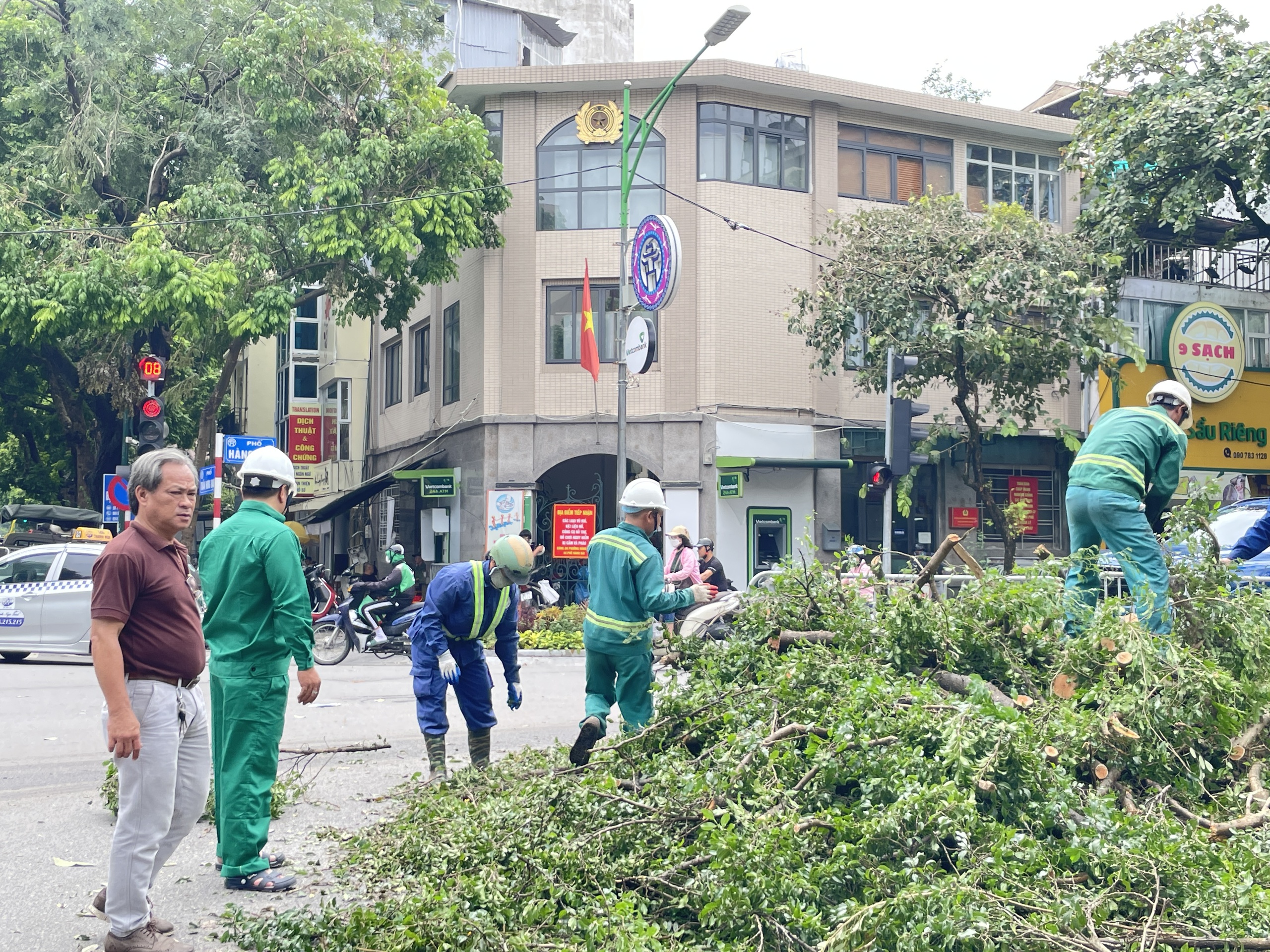 VIDEO: Đ&agrave; Nẵng hỗ trợ H&agrave; Nội xử l&yacute; c&acirc;y xanh g&atilde;y đổ sau b&atilde;o số 3- Ảnh 7.