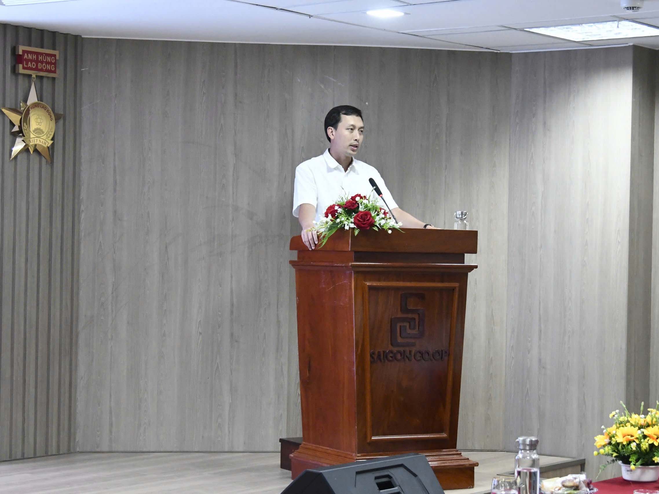 Ông Vũ Anh Khoa, Bí thư Đảng ủy, Chủ tịch HĐQT Saigon Co.op yêu cầu toàn hệ thống tích cực hỗ trợ miền Bắc