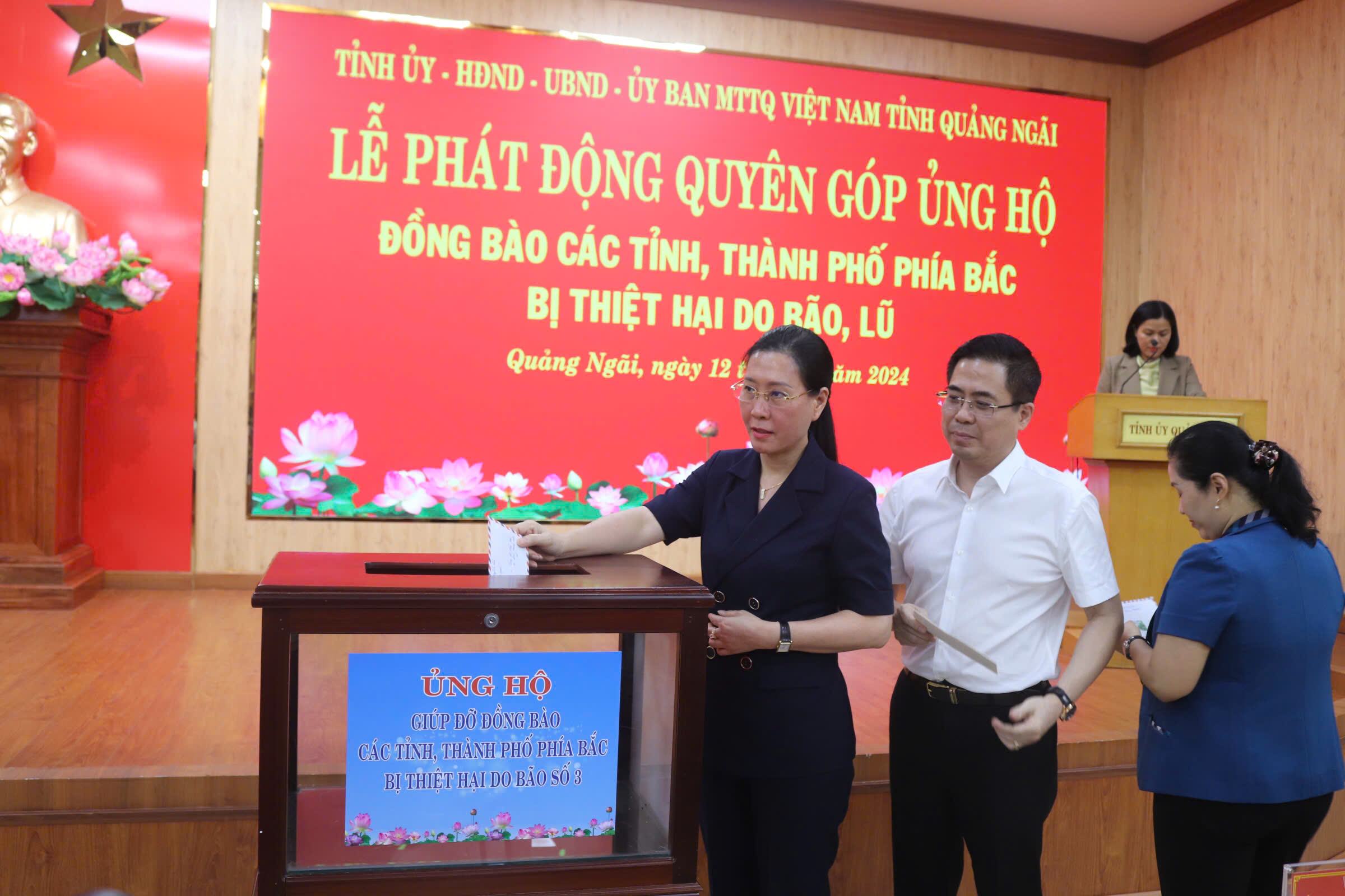 Sau thư k&ecirc;u gọi, nh&acirc;n d&acirc;n Quảng Ng&atilde;i đ&oacute;ng g&oacute;p gần 6 tỉ đồng ủng hộ c&aacute;c tỉnh ph&iacute;a Bắc- Ảnh 1.