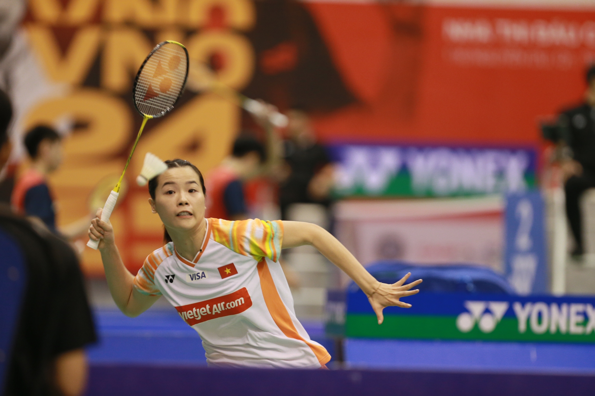 Thuỳ Linh v&agrave;o b&aacute;n kết, hy vọng duy nhất của chủ nh&agrave; ở giải Vietnam Open- Ảnh 3.