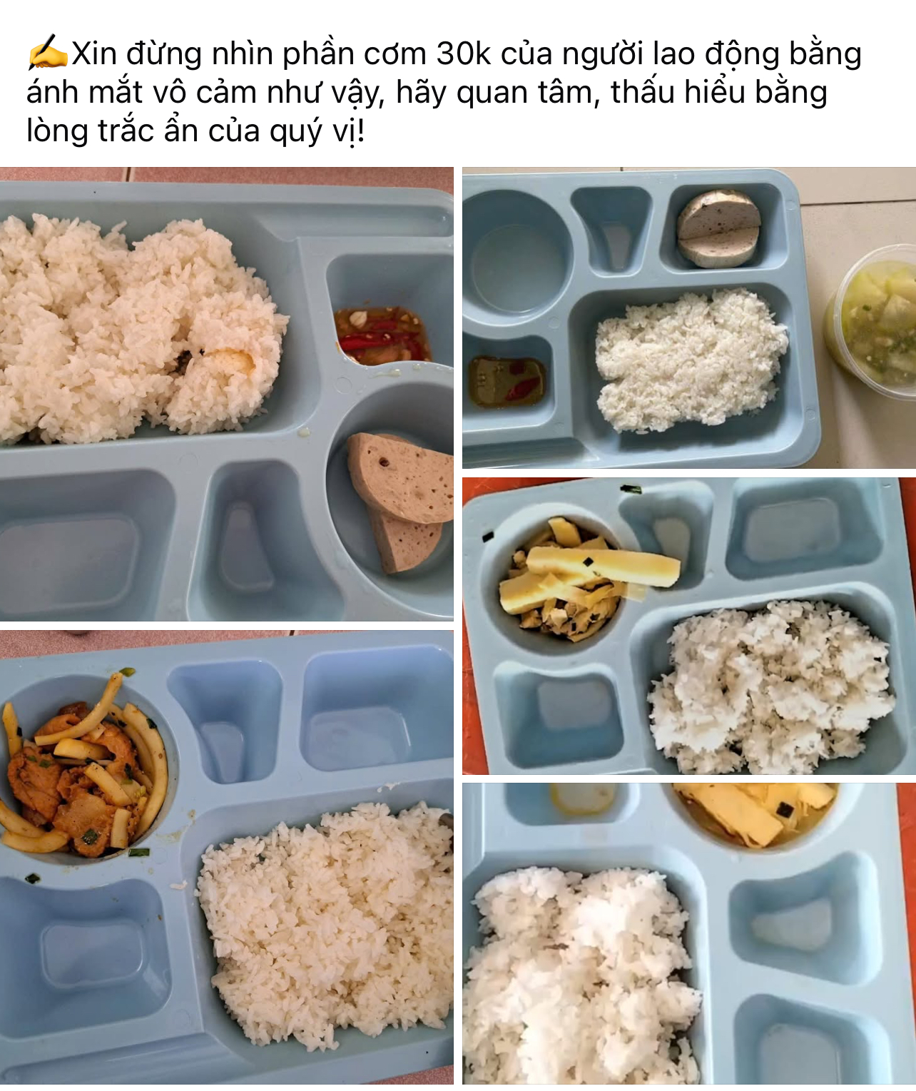 L&ugrave;m x&ugrave;m khay cơm của gi&aacute;o vi&ecirc;n mầm non 30.000 đồng chỉ c&oacute; 2 miếng chả ở BR-VT- Ảnh 2.