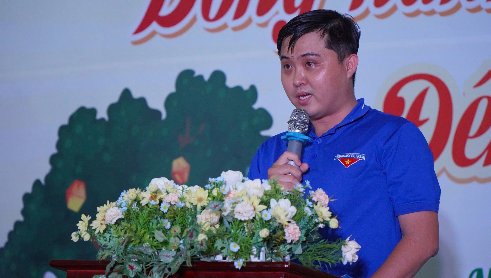&Ocirc;ng Nguyễn Ngọc Thuận - B&iacute; thư Đo&agrave;n Văn ph&ograve;ng Th&agrave;nh ủy - đại diện Ban Tổ chức ph&aacute;t biểu chia sẻ