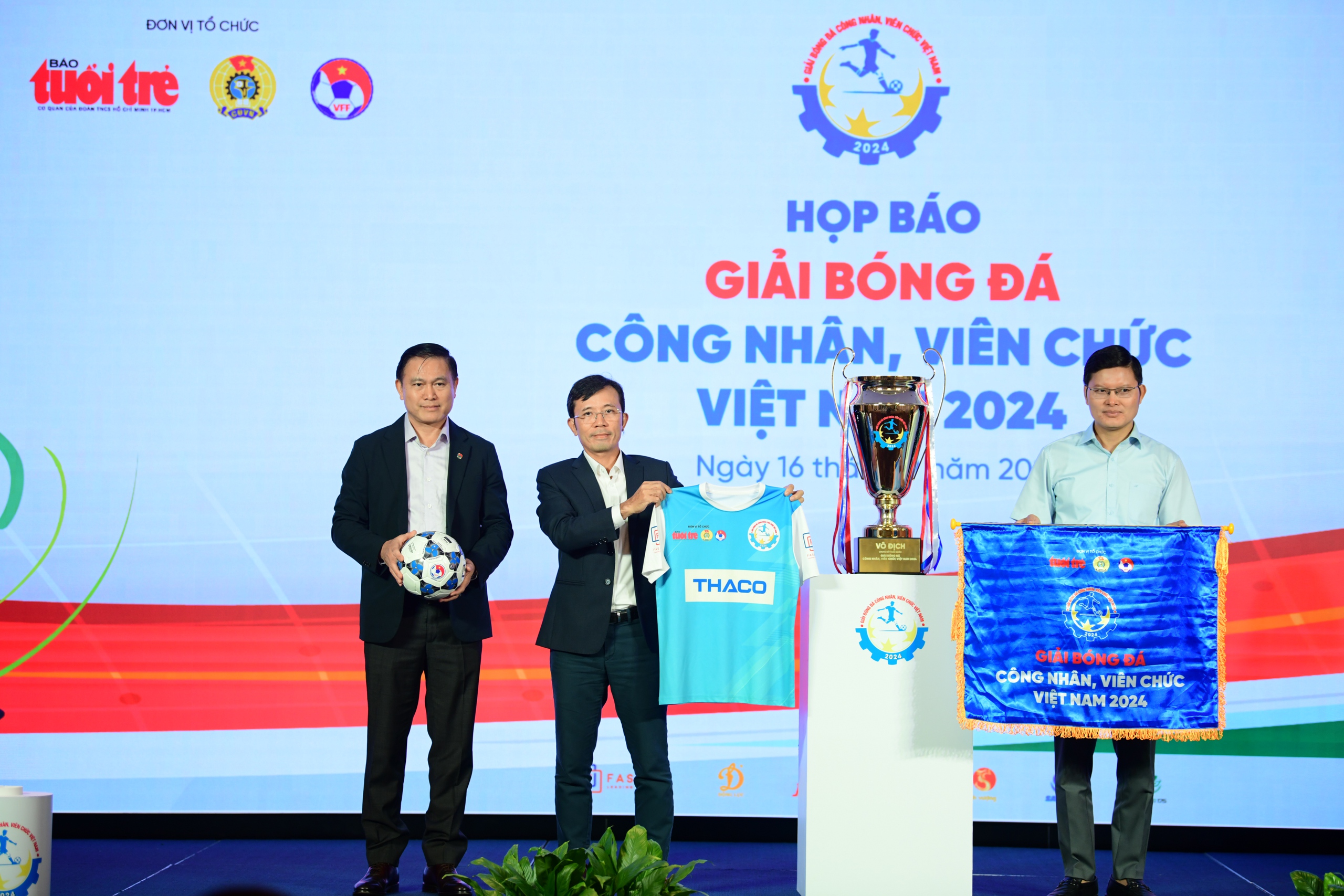 Bốc thăm chia bảng Giải B&oacute;ng đ&aacute; c&ocirc;ng nh&acirc;n, vi&ecirc;n chức Việt Nam 2024- Ảnh 3.