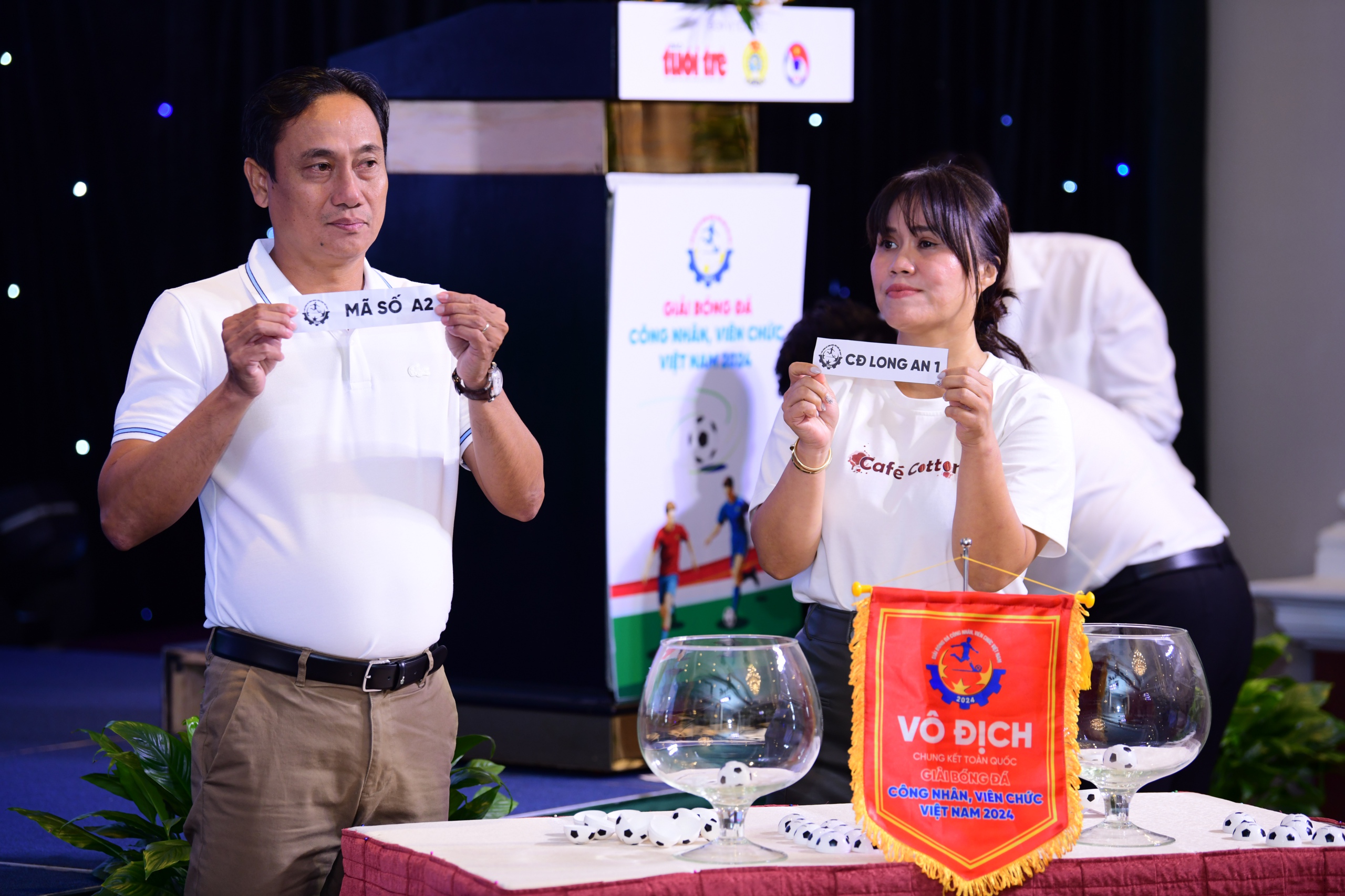 Bốc thăm chia bảng Giải B&oacute;ng đ&aacute; c&ocirc;ng nh&acirc;n, vi&ecirc;n chức Việt Nam 2024- Ảnh 4.