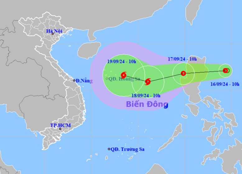 Áp thấp nhiệt đới sắp mạnh lên thành bão hướng vào biển Đông- Ảnh 1.