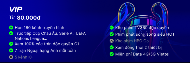 Đại tiệc Champion League trên TV360 cùng hệ gói cước siêu hấp dẫn- Ảnh 2.