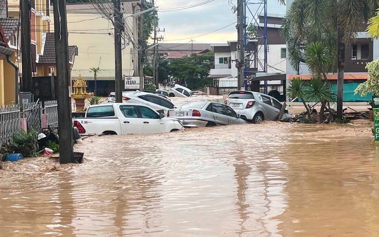 Nước sông Mê Kông dâng cao, Thái Lan ngập lụt nghiêm trọng