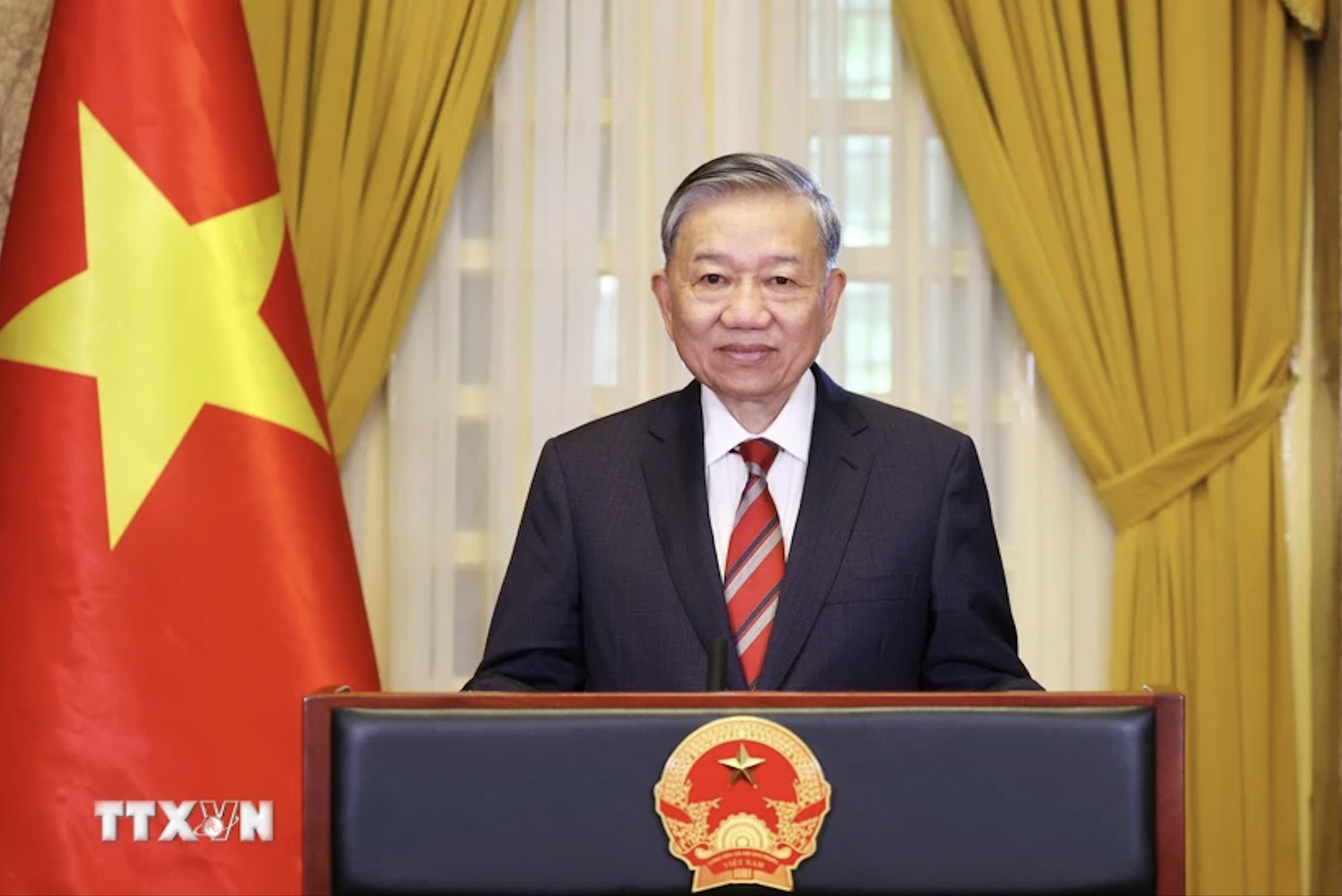 Th&ocirc;ng điệp quan trọng trong chuyến c&ocirc;ng t&aacute;c của Tổng B&iacute; thư, Chủ tịch nước T&ocirc; L&acirc;m- Ảnh 1.