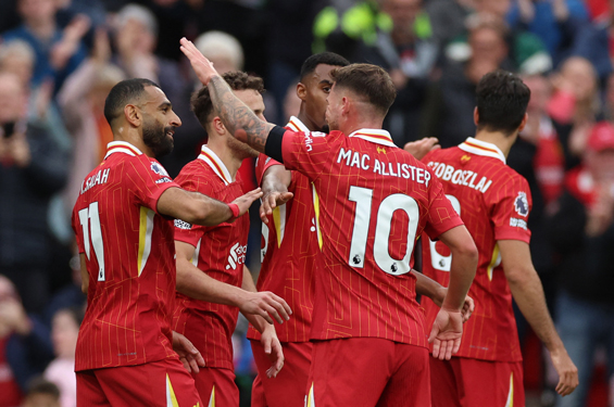 Liverpool gửi th&ocirc;ng điệp th&aacute;ch thức đến mọi đối thủ tại giải Ngoại hạng AnhẢnh: REUTERS