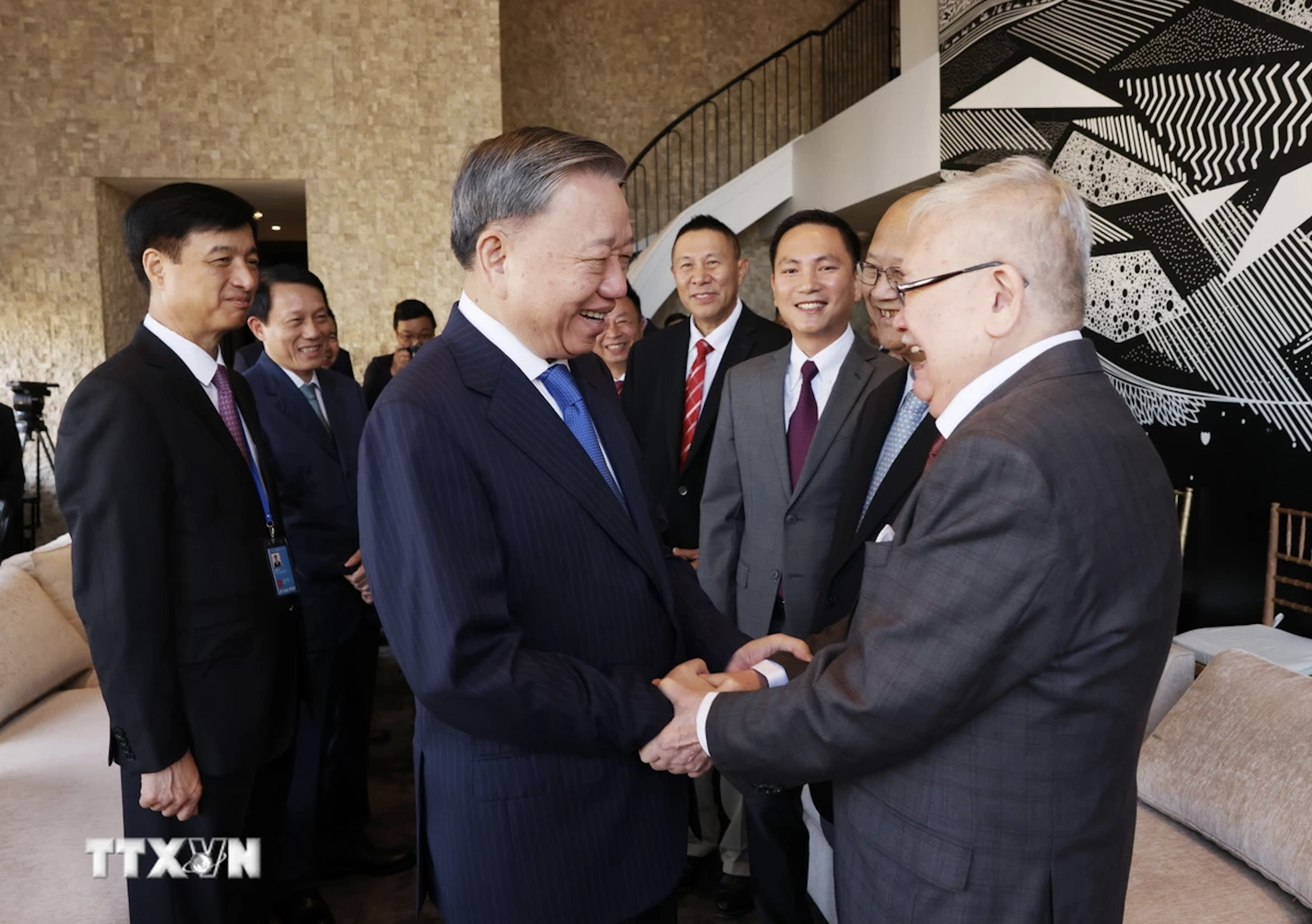 Tổng B&iacute; thư, Chủ tịch nước T&ocirc; L&acirc;m gặp mặt nh&oacute;m tr&iacute; thức Houston- Ảnh 3.