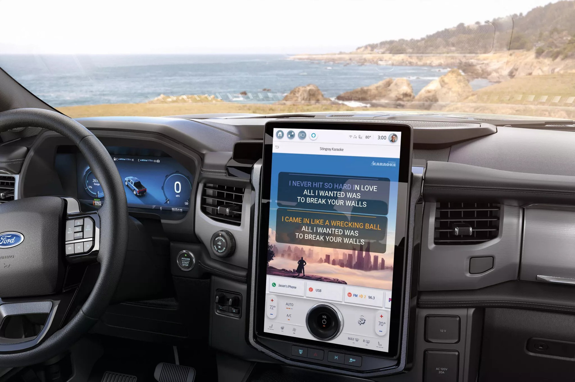 Ford tích hợp ứng dụng hát karaoke lên xe bán tải F-150 Lightning- Ảnh 1.