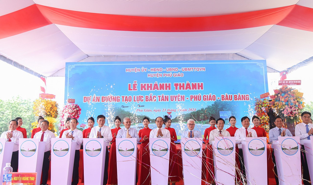 Th&ocirc;ng xe tuyến đường đi qua 4 địa phương của B&igrave;nh Dương v&agrave; B&igrave;nh Phước- Ảnh 1.