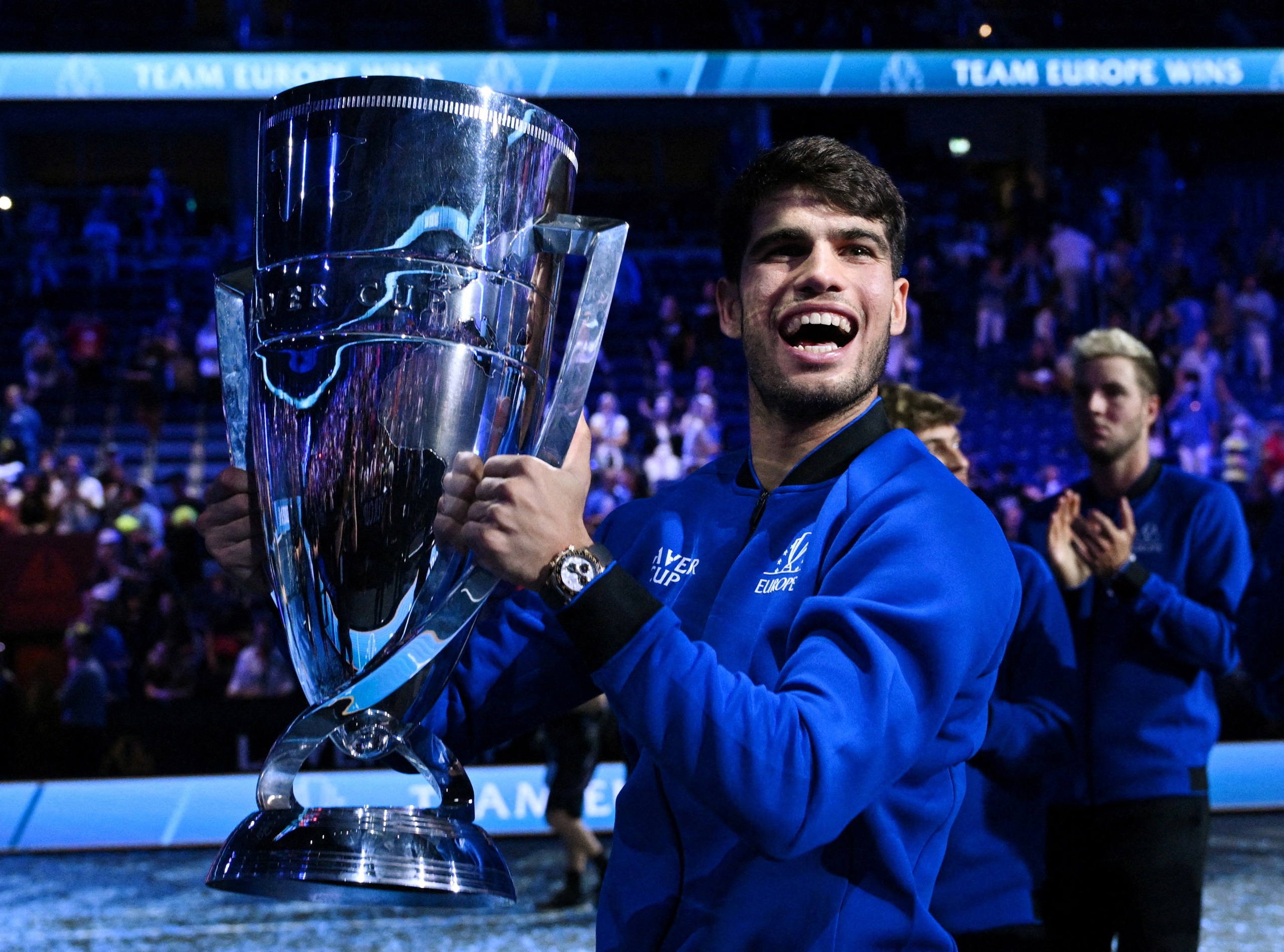 Quần vợt ch&acirc;u &Acirc;u ngả mũ trước Alcaraz ở Laver Cup- Ảnh 1.