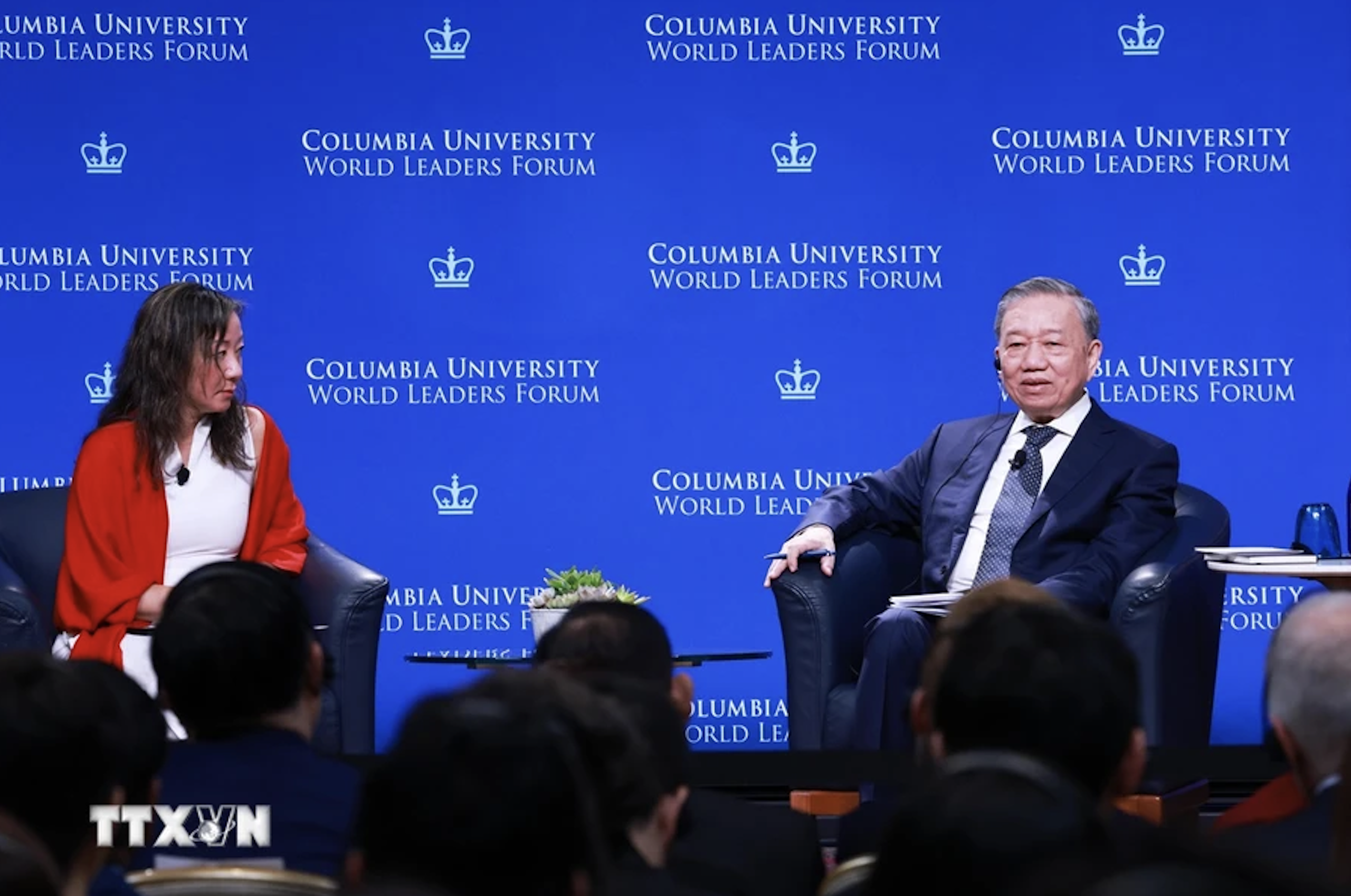 Tổng B&iacute; thư, Chủ tịch nước T&ocirc; L&acirc;m ph&aacute;t biểu ch&iacute;nh s&aacute;ch tại Đại học Columbia- Ảnh 5.