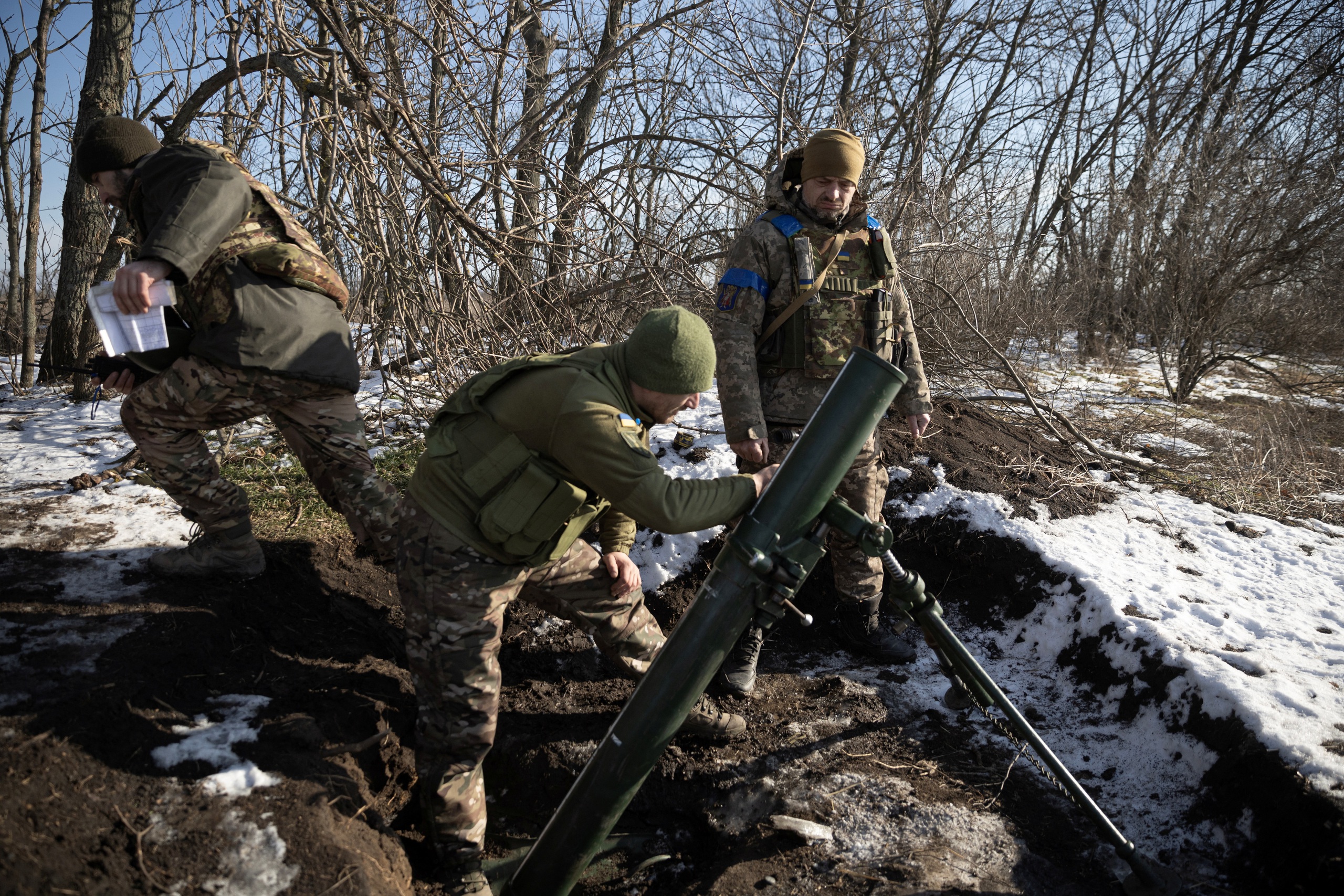 L&iacute;nh Ukraine ở Vuhledar. Ảnh: Reuters