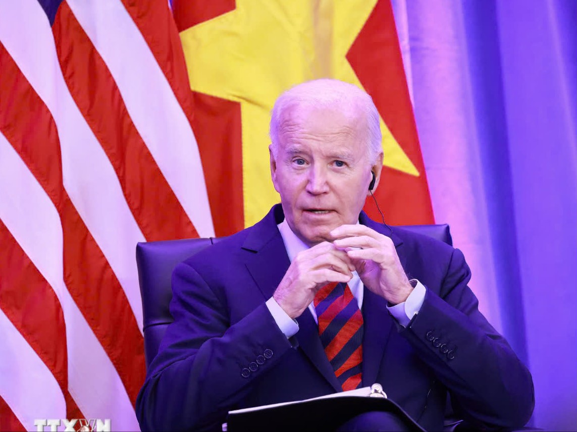 Tổng B&iacute; thư, Chủ tịch nước T&ocirc; L&acirc;m gặp Tổng thống Mỹ Joe Biden- Ảnh 4.
