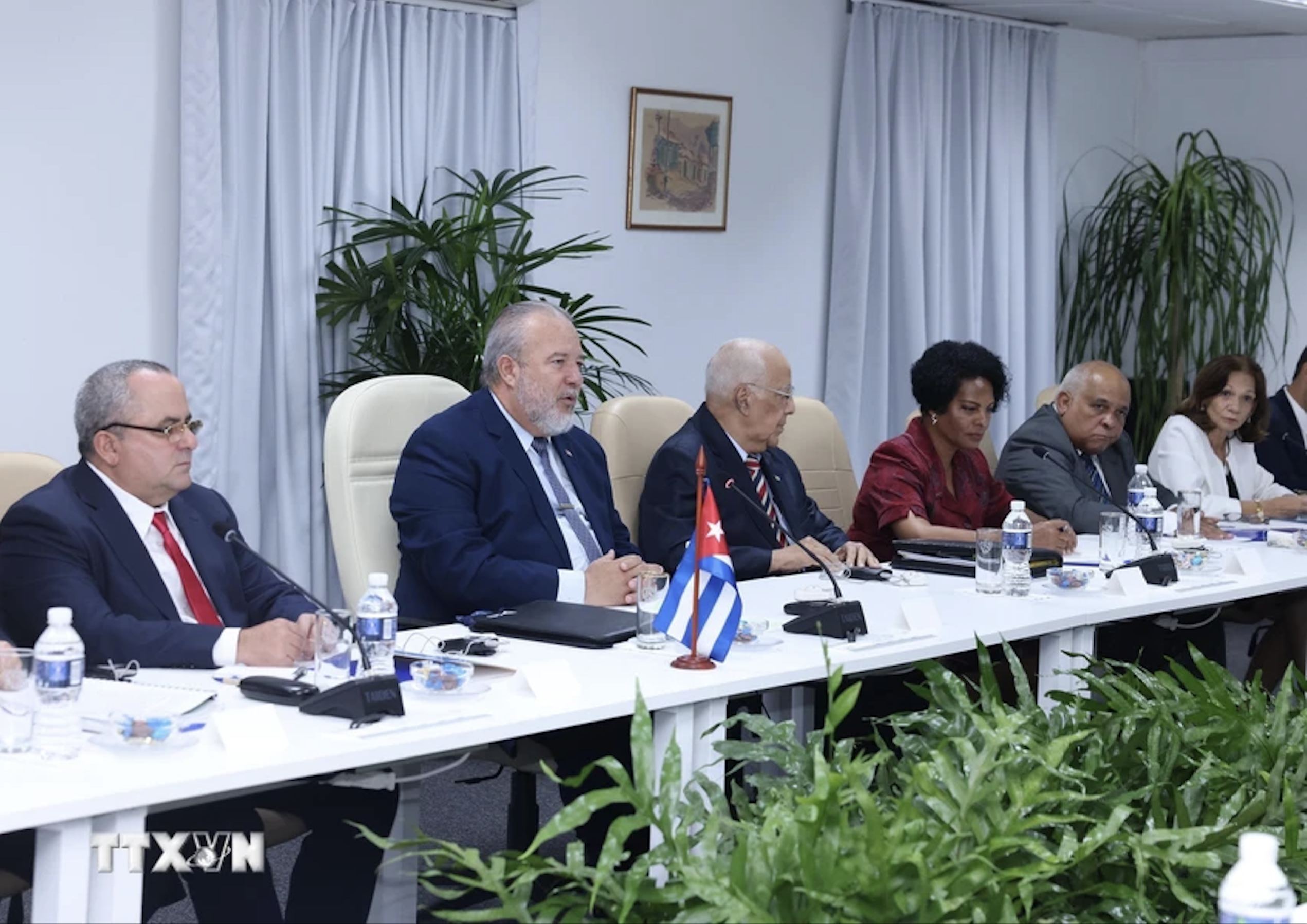 Tổng B&iacute; thư, Chủ tịch nước T&ocirc; L&acirc;m hội kiến Thủ tướng Cuba- Ảnh 3.