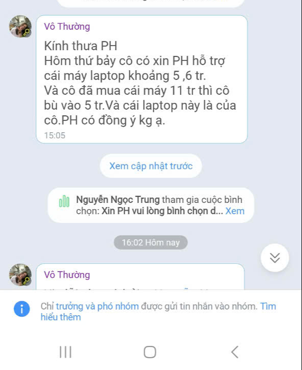 C&ocirc; gi&aacute;o "xin phụ huynh mua laptop bất th&agrave;nh, kh&ocirc;ng soạn đề cương &ocirc;n tập" bị tạm ngưng đứng lớp- Ảnh 1.