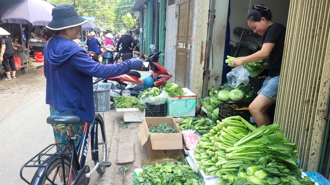Người ti&ecirc;u d&ugrave;ng ở H&agrave; Nội ng&oacute;ng ng&agrave;y hết "giật m&igrave;nh" v&igrave; gi&aacute; rau xanh - Ảnh 1.