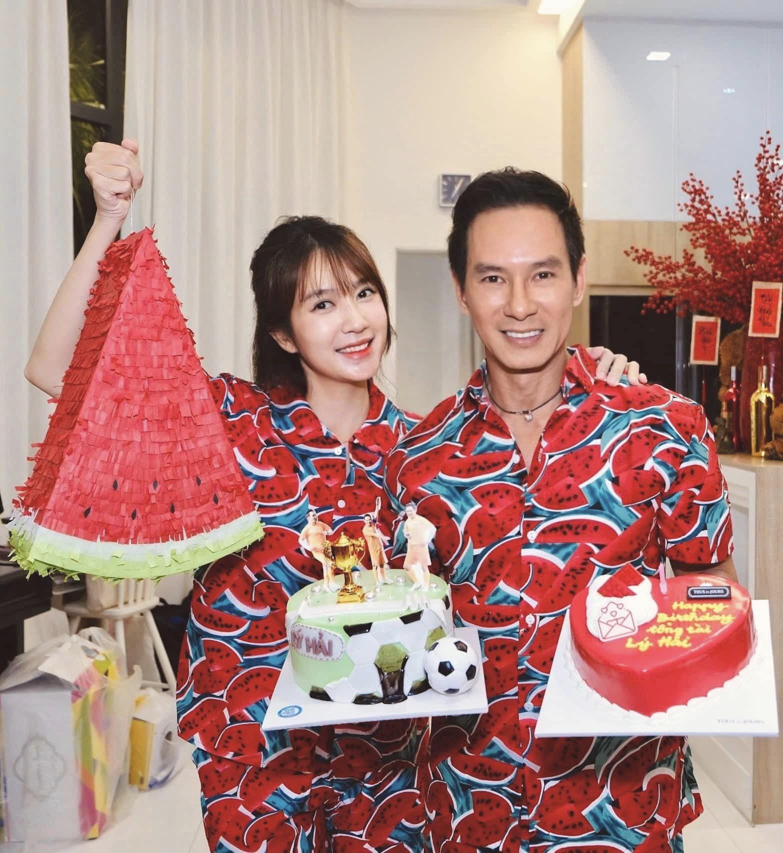 L&yacute; Hải - Minh H&agrave; rực rỡ trang phục dưa hấu- Ảnh 4.