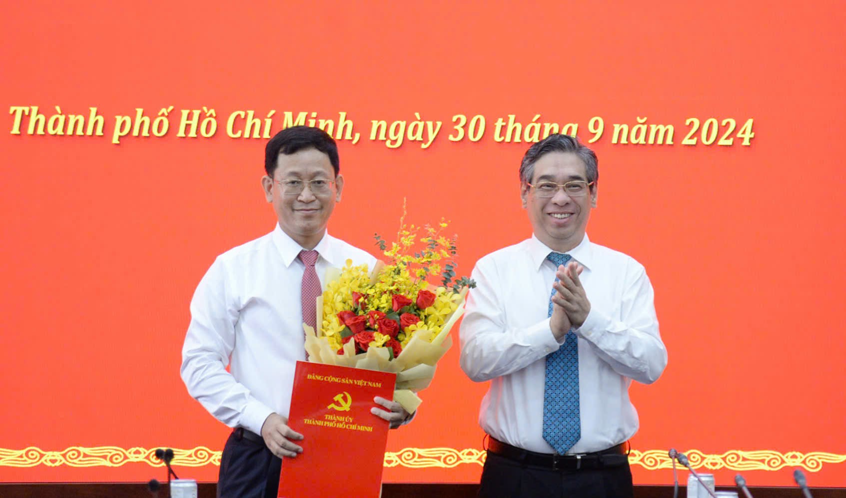Ông Trần Quốc Trung giữ chức Phó Bí thư Thường trực Thành ủy Thủ Đức- Ảnh 1.