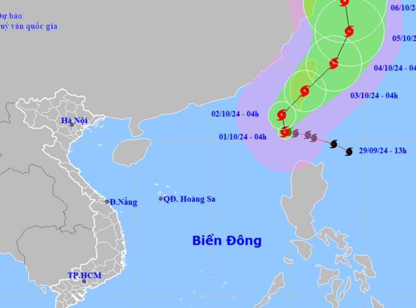 B&atilde;o Krathon giật tr&ecirc;n cấp 17 đi v&agrave;o Biển Đ&ocirc;ng- Ảnh 1.