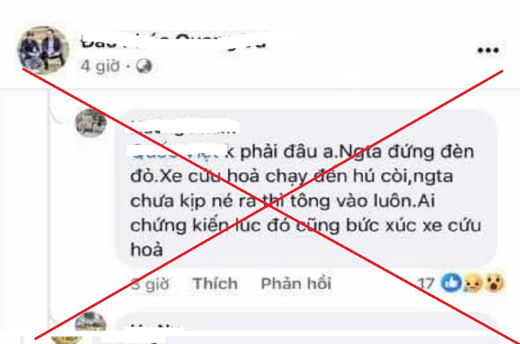 Tai nạn với xe cứu hỏa, thanh ni&ecirc;n tử vong: Phạt người tung tin thất thiệt- Ảnh 3.