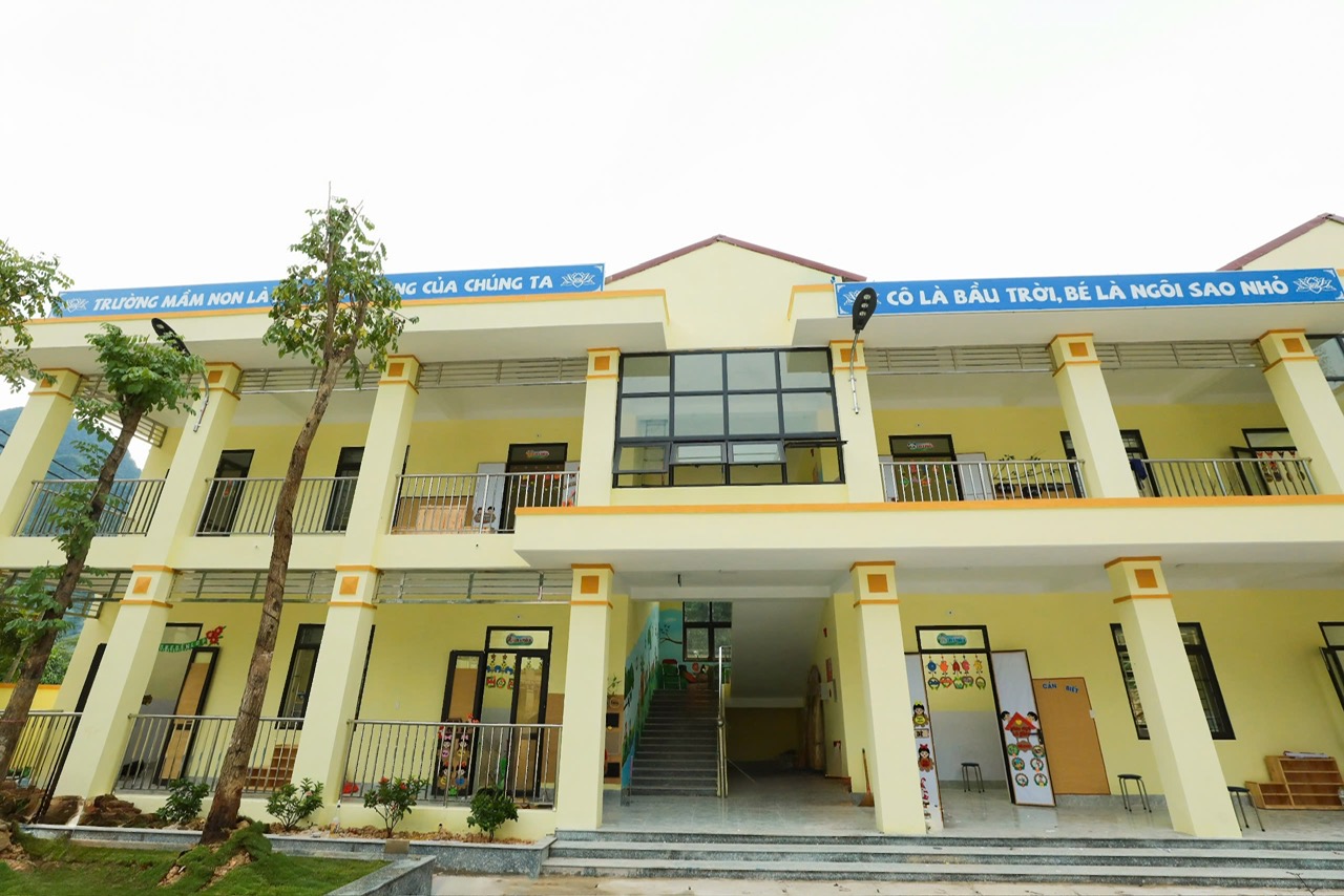 Kh&aacute;nh th&agrave;nh trường Mầm non P&aacute;c B&oacute; do Tổng B&iacute; thư, Chủ tịch nước T&ocirc; L&acirc;m tặng- Ảnh 4.