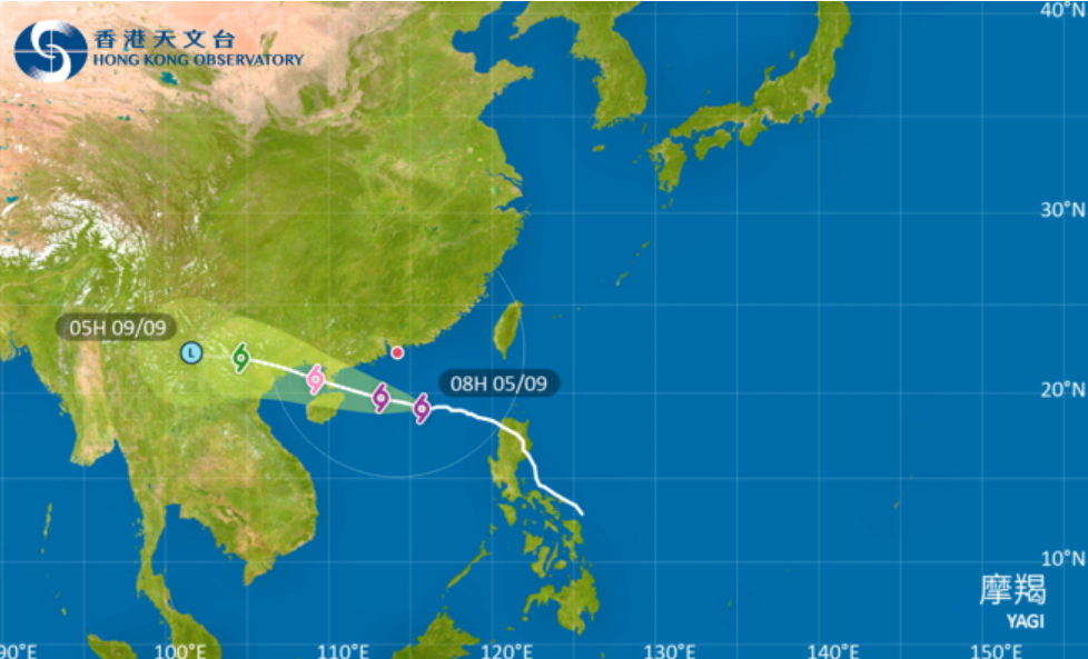 Si&ecirc;u b&atilde;o Yagi duy tr&igrave; sức gi&oacute; 205 km/giờ, tiến thẳng v&agrave;o Bắc biển Đ&ocirc;ng- Ảnh 1.