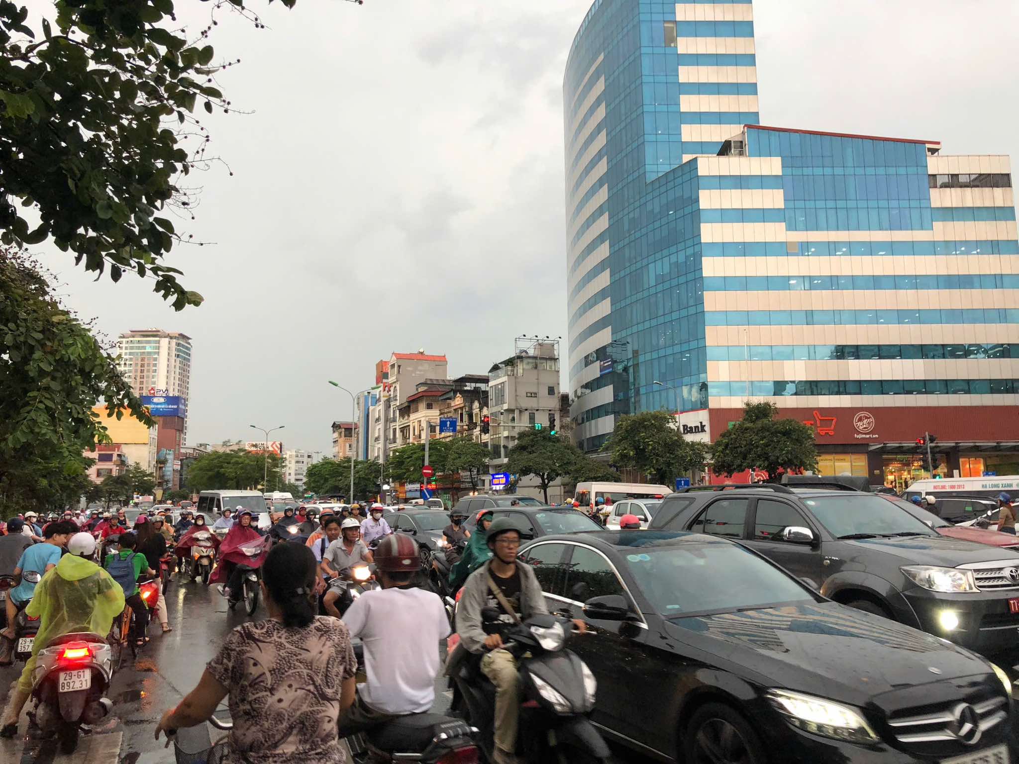 H&agrave; Nội d&ocirc;ng lớn v&agrave; mưa to, c&acirc;y đổ la liệt trước khi si&ecirc;u b&atilde;o Yagi đổ bộ- Ảnh 6.